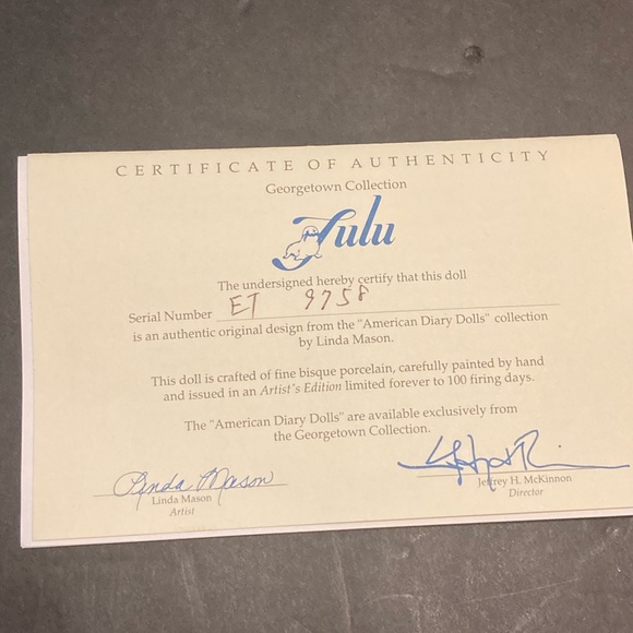 NIB 1993 Tulu American Diary Doll - Picture 7 of 7